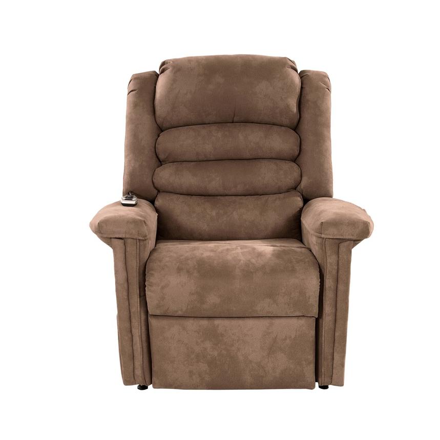 Soother Light Brown PowerLift Recliner by Catnapper El Dorado Furniture