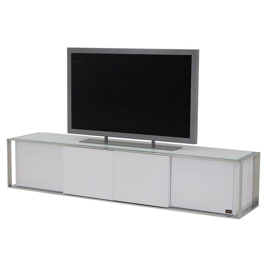 Cecilia White TV Stand El Dorado Furniture