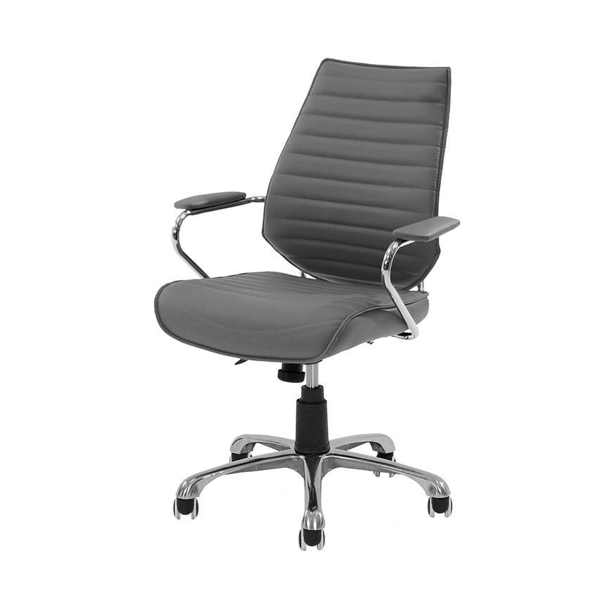 Enterprise Gray Desk Chair El Dorado Furniture