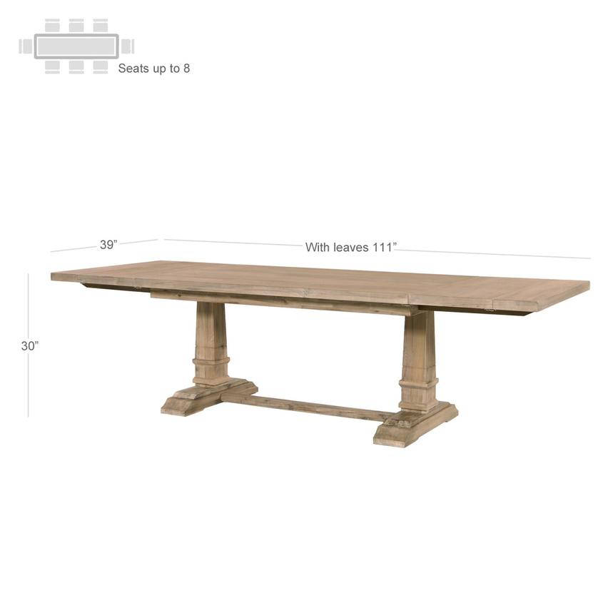 Hudson Cream 5Piece Formal Dining Set El Dorado Furniture