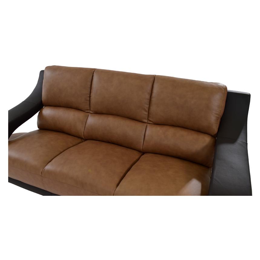 Jedda Camel Leather Sofa El Dorado Furniture