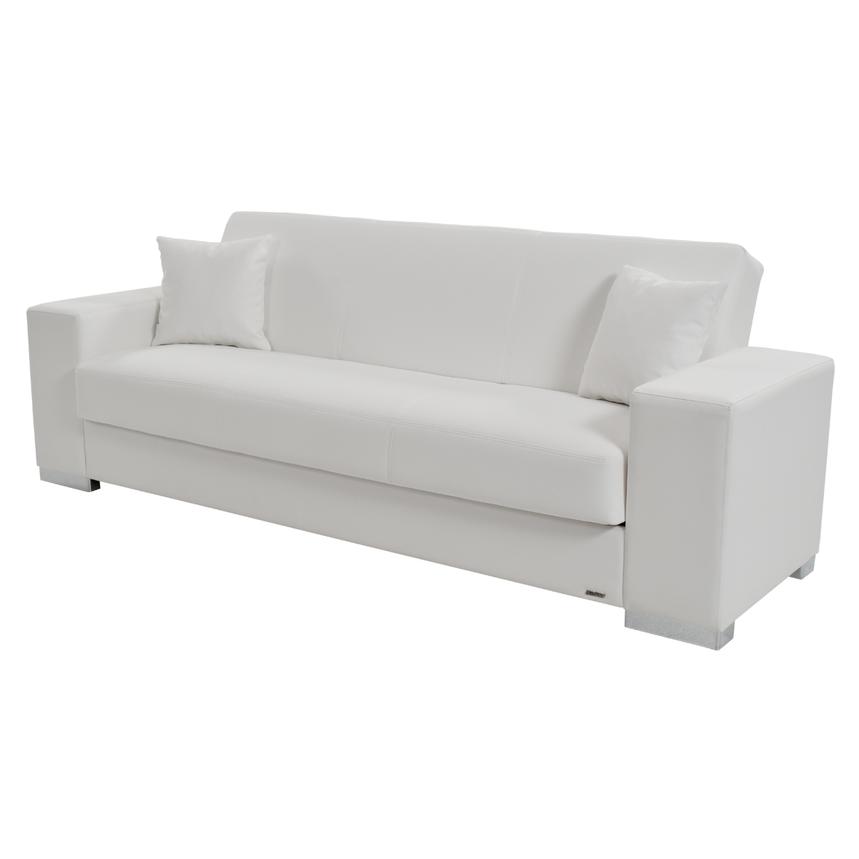 Kobe White Futon Sofa El Dorado Furniture