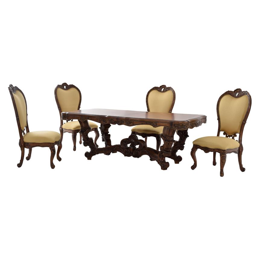 Palais Royale 5Piece Formal Dining Set El Dorado Furniture