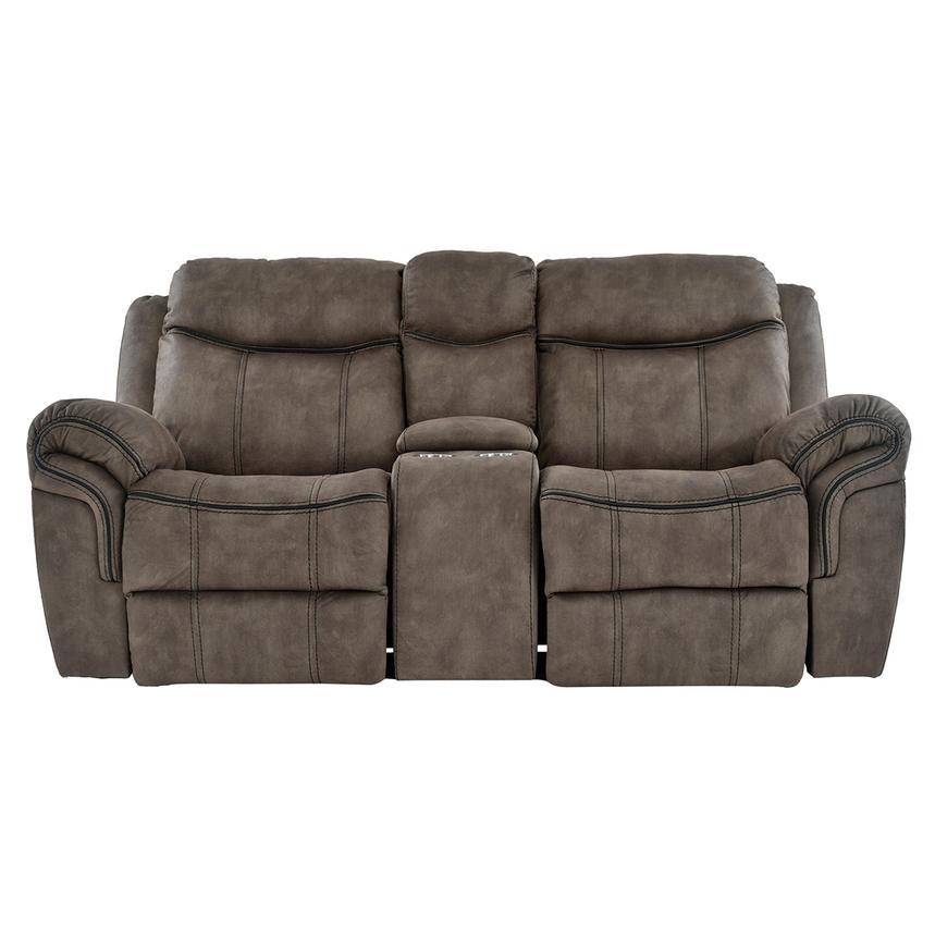 Knoxville Power Motion Sofa w/Console El Dorado Furniture