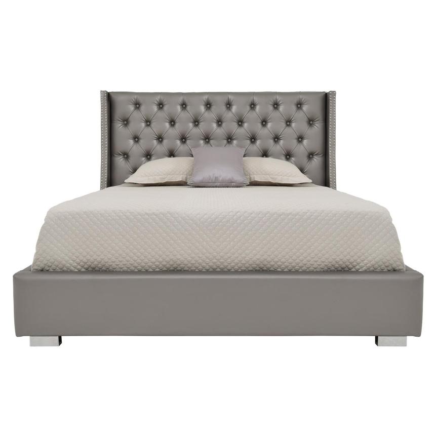 Nick Silver Queen Platform Bed El Dorado Furniture Nick Silver Queen Platform Bed Main Image 1 Of 6 Images
