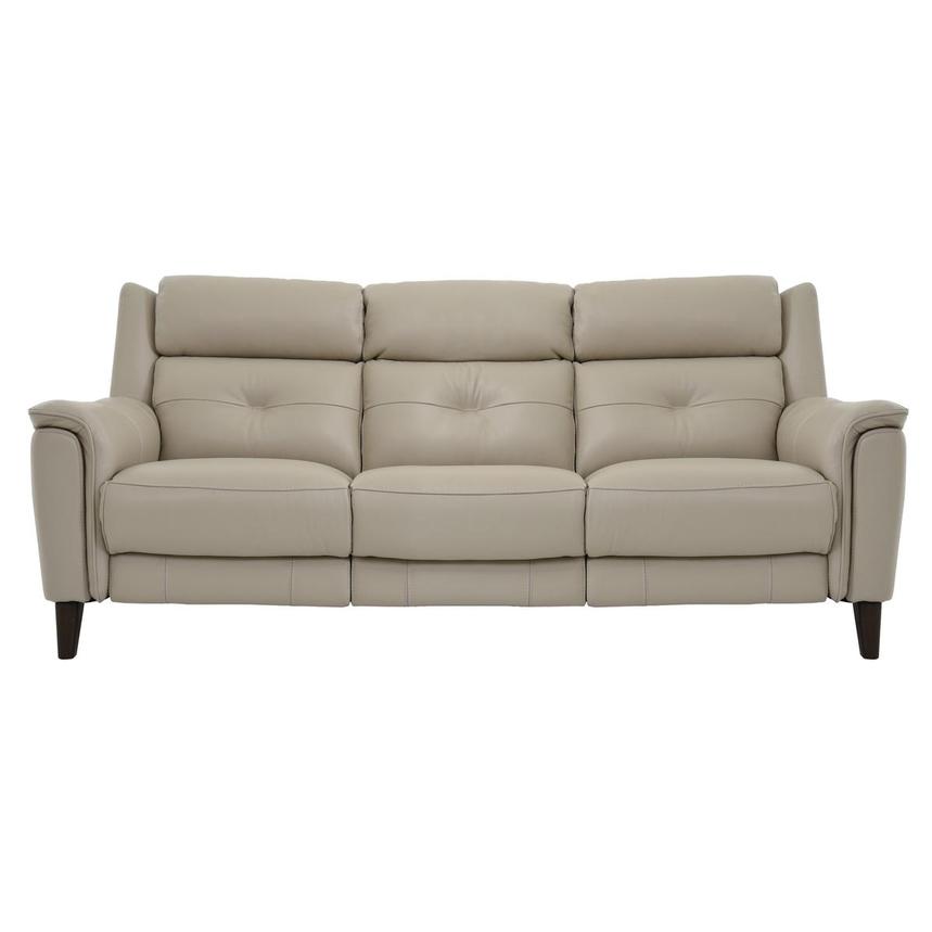 Mayte Cream Power Motion Leather Sofa El Dorado Furniture