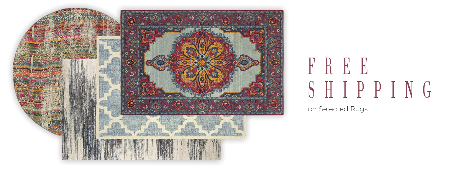 Free Shipping on selected rugs.