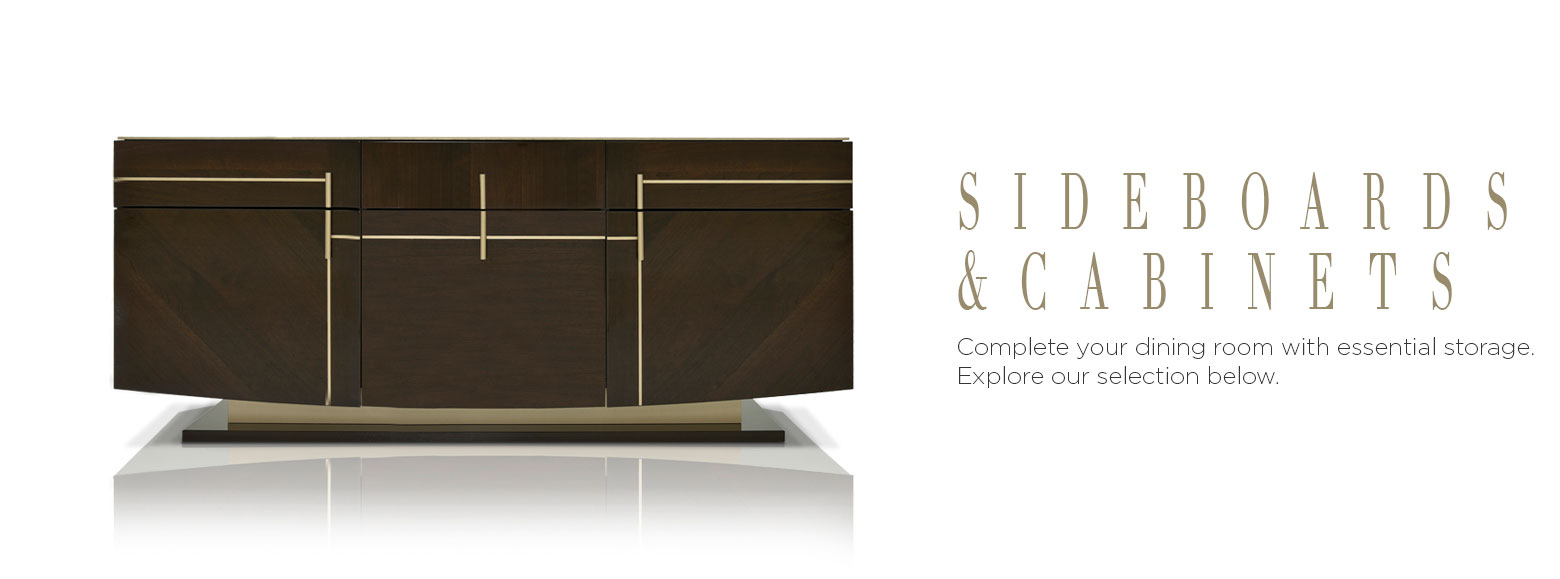 Sideboards Servers and China Cabinets. Complete your dining room with essential storage. Explore our section below.