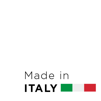 This product is manufactured in Italy.