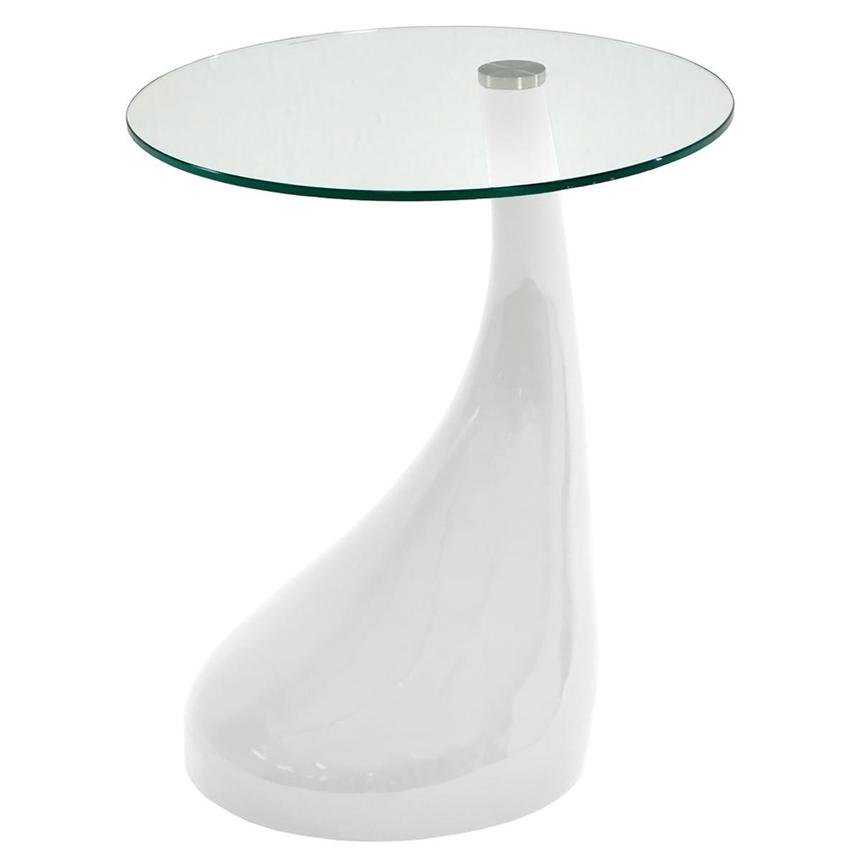 Zoey White Side Table