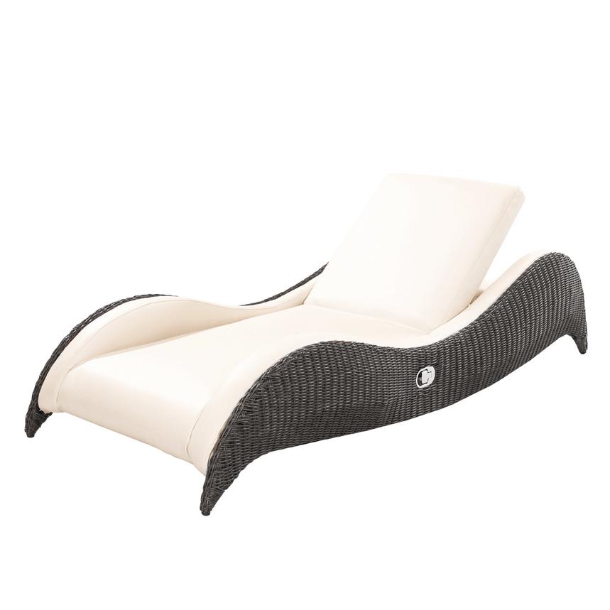Luxor Brown Chaise Lounge - Thumbnail 4