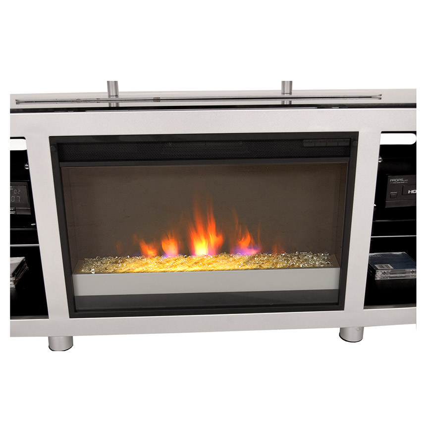 Gotham Ii Faux Fireplace W Remote Control El Dorado Furniture