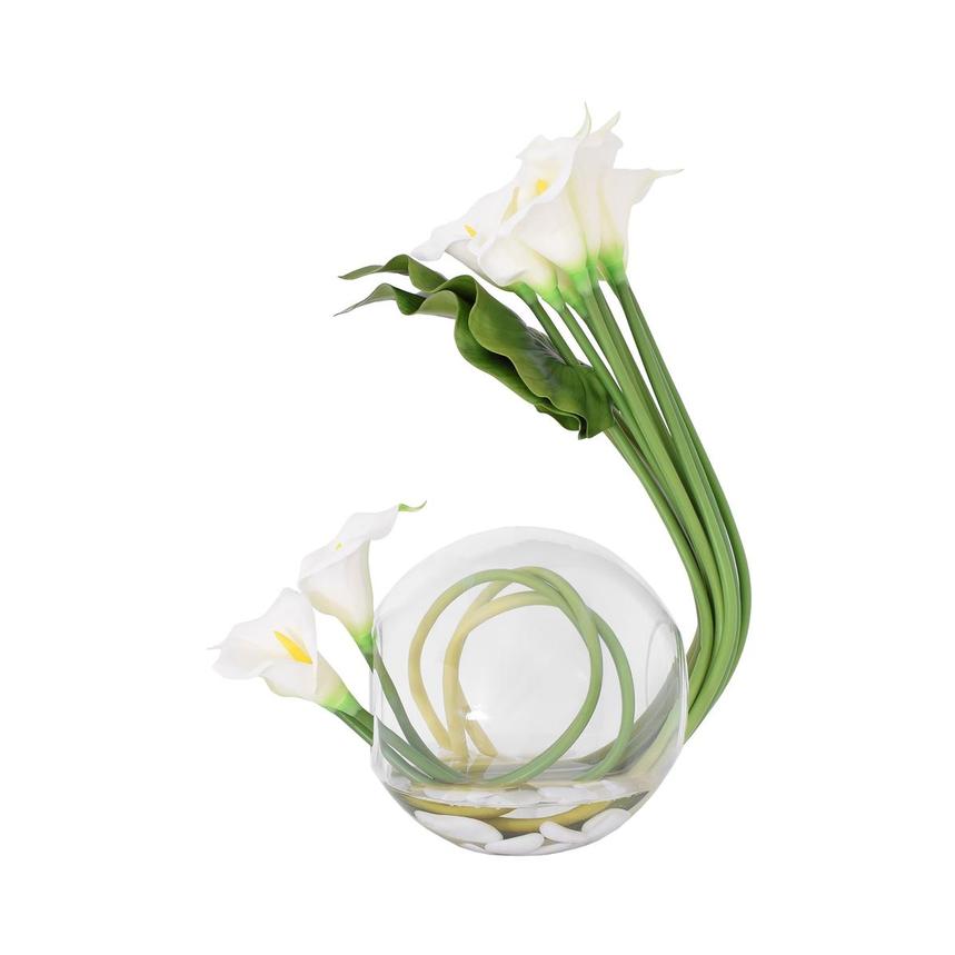 Crosswinds White Flower Arrangement  main image, 1 of 6 images.