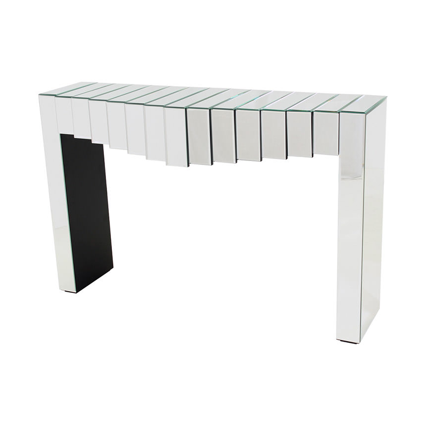 Zuri Mirrored Console Table El Dorado Furniture