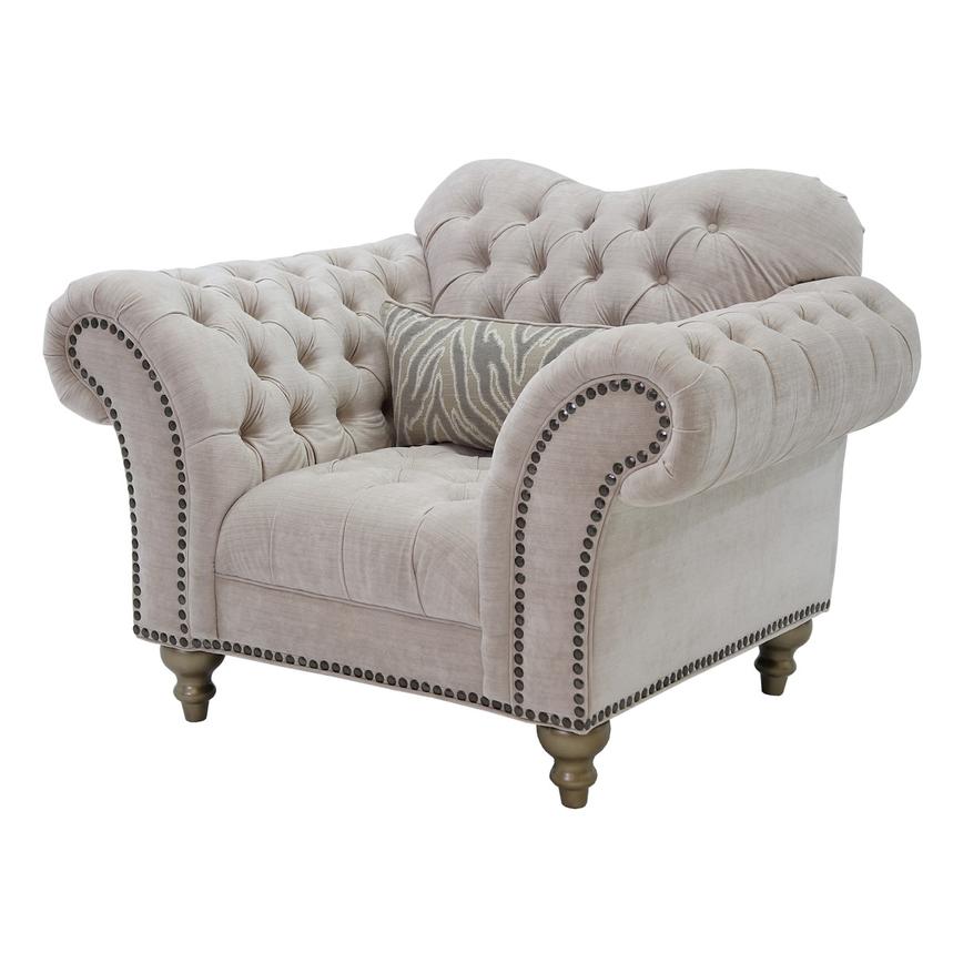 Laura Cream Chair Half El Dorado Furniture