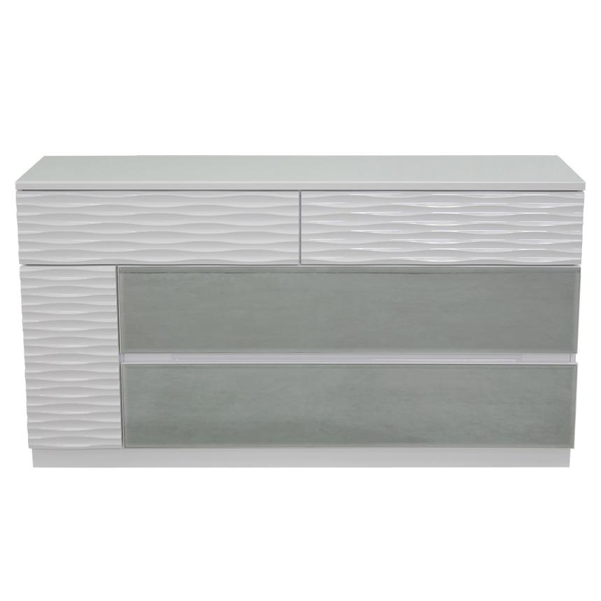 Manhattan White Mirrored Dresser alternate image, 4 of 7 images.