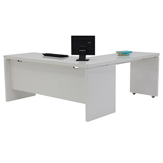 Home Office Modular Desks El Dorado Furniture Sedona White L Shaped Desk Made In Italy