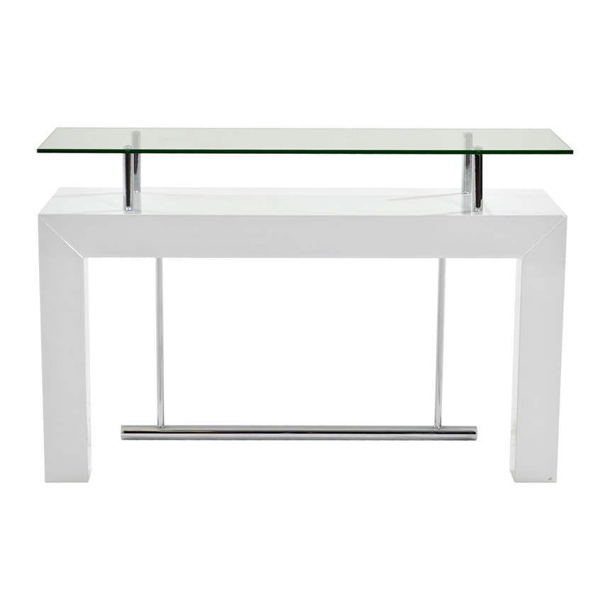 Galilea White Console Table  alternate image, 2 of 3 images.