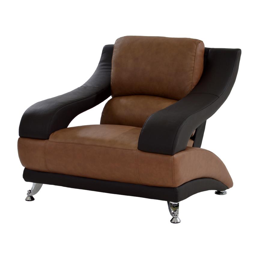 Jedda Camel Leather Chair El Dorado Furniture