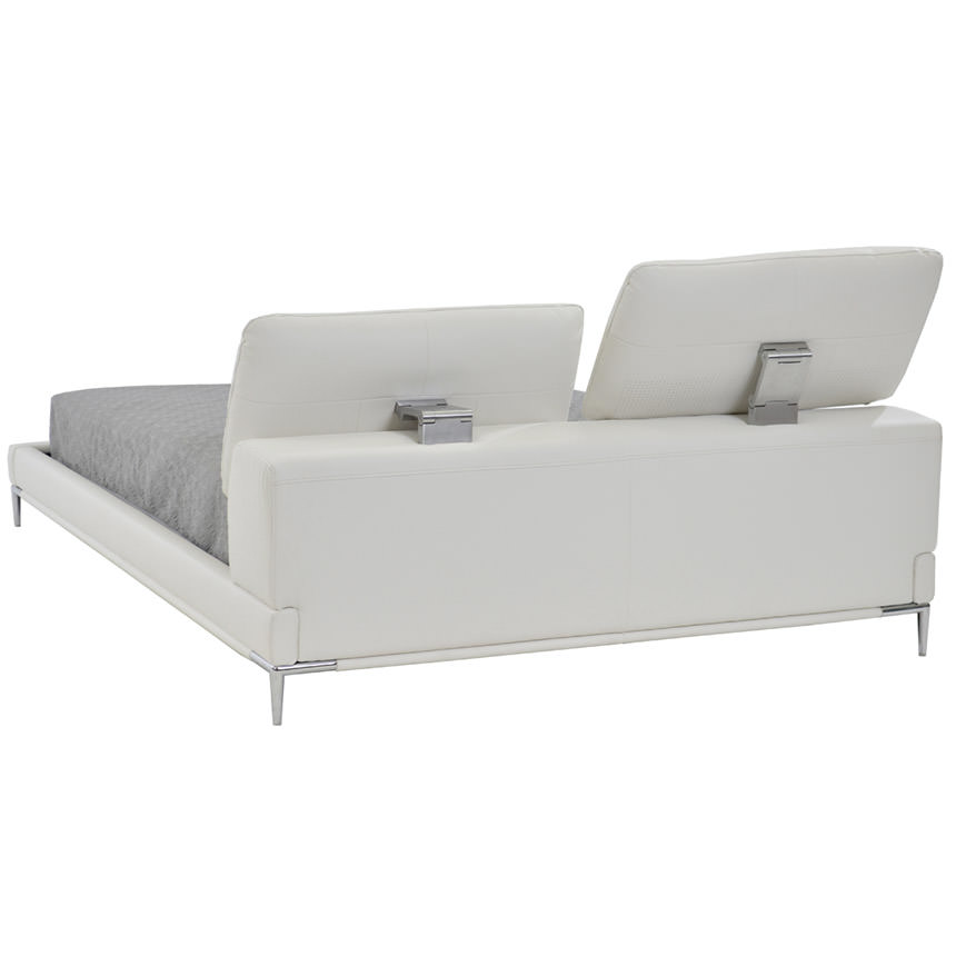 Ella White King Platform Bed  main image, 1 of 8 images.