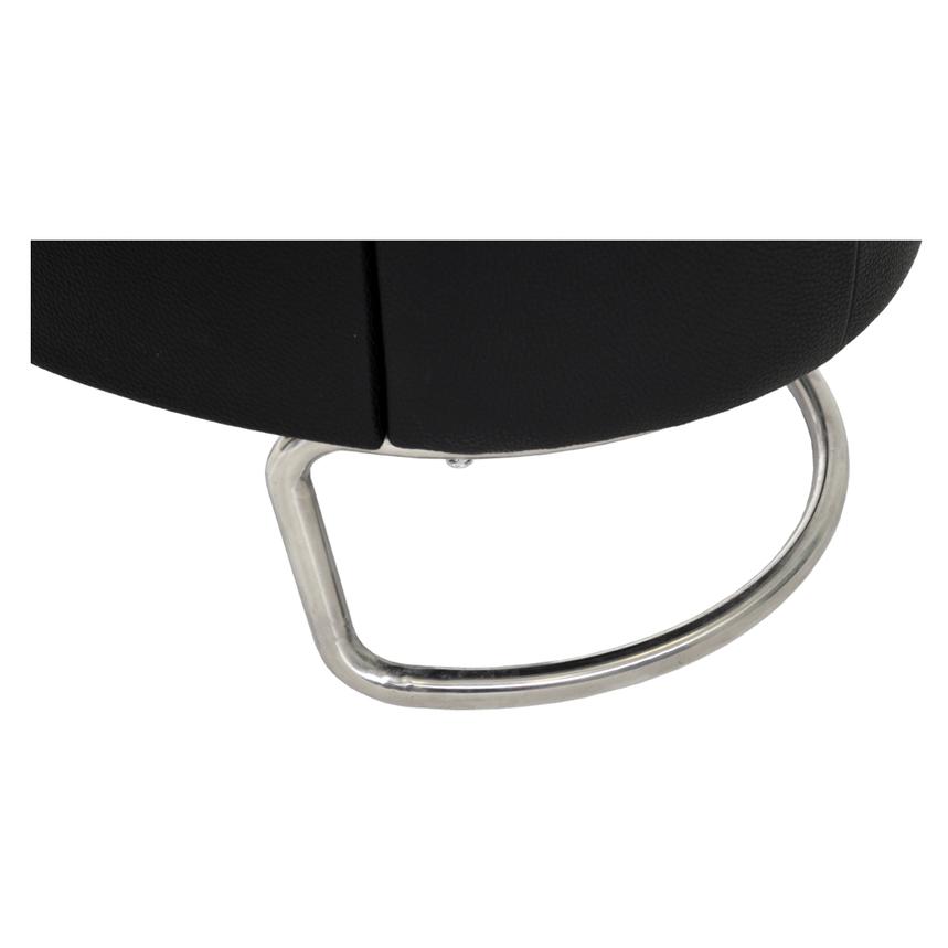 Kolosko Black Nightstand w/Glass Top El Dorado Furniture