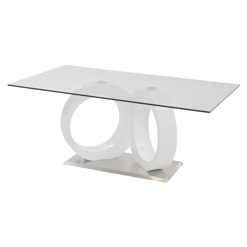 Stop 36 White Rectangular Dining Table  main image, 1 of 8 images.