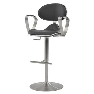 Jaylo Gray Adjustable Stool