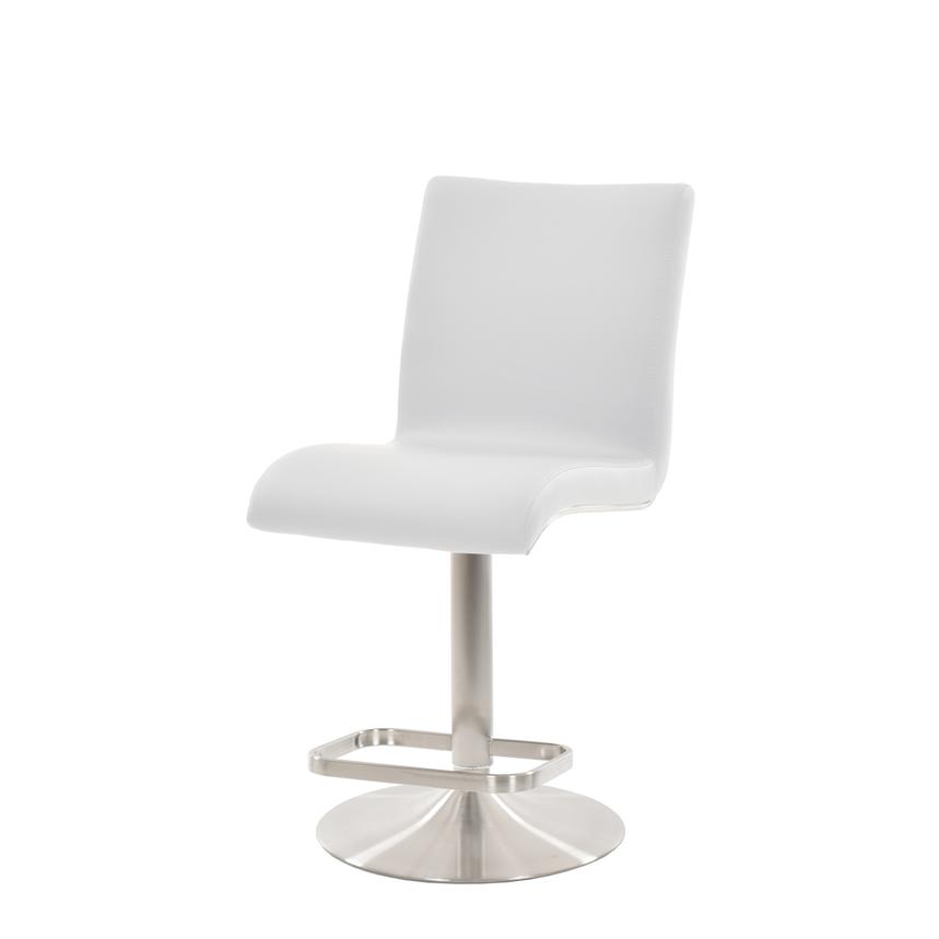 Fogo White Adjustable Stool  alternate image, 4 of 9 images.