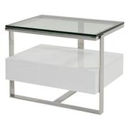 Calypso White Side Table  main image, 1 of 6 images.