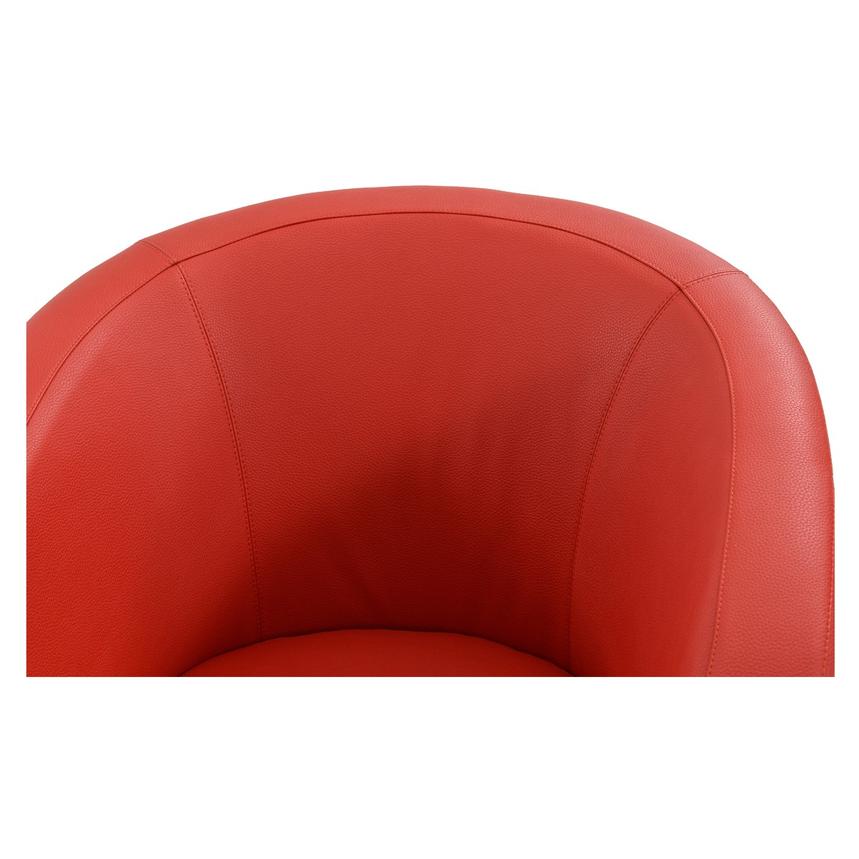 Delia Red Swivel Accent Chair  alternate image, 3 of 6 images.