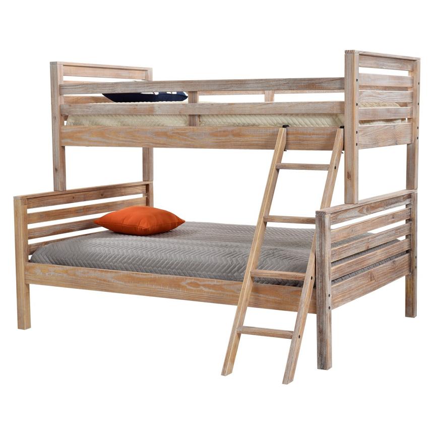 Montauk Natural Twin Over Full Bunk Bed El Dorado Furniture