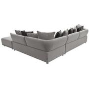 Alonzo Gray Sectional Sofa w/Ottoman  alternate image, 2 of 6 images.