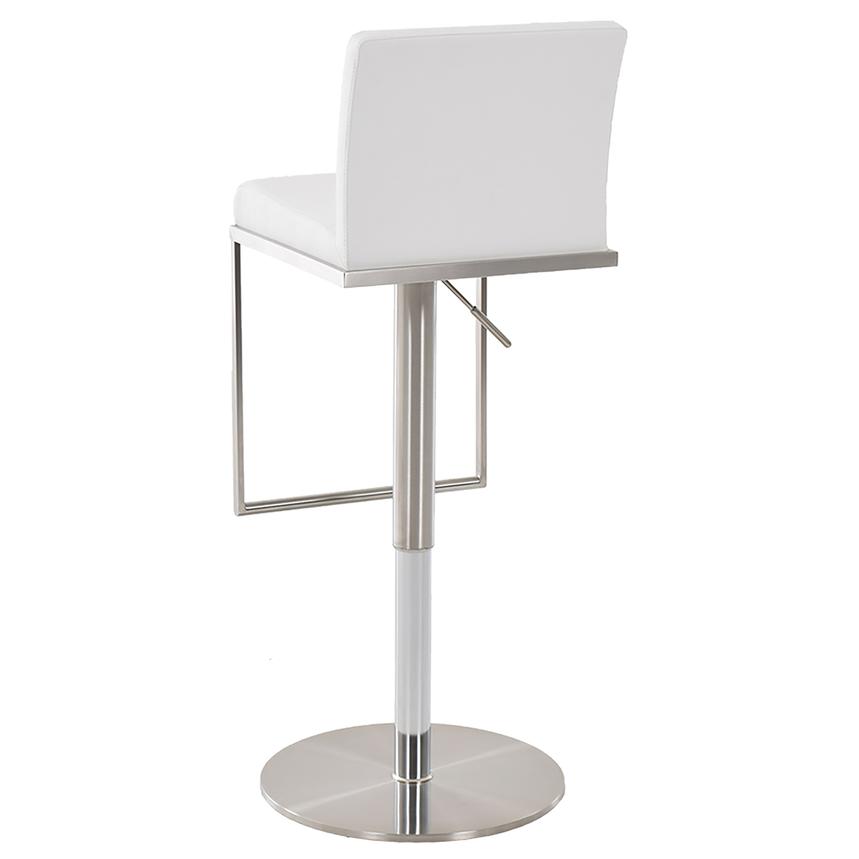 Brisa White Adjustable Stool  alternate image, 3 of 7 images.