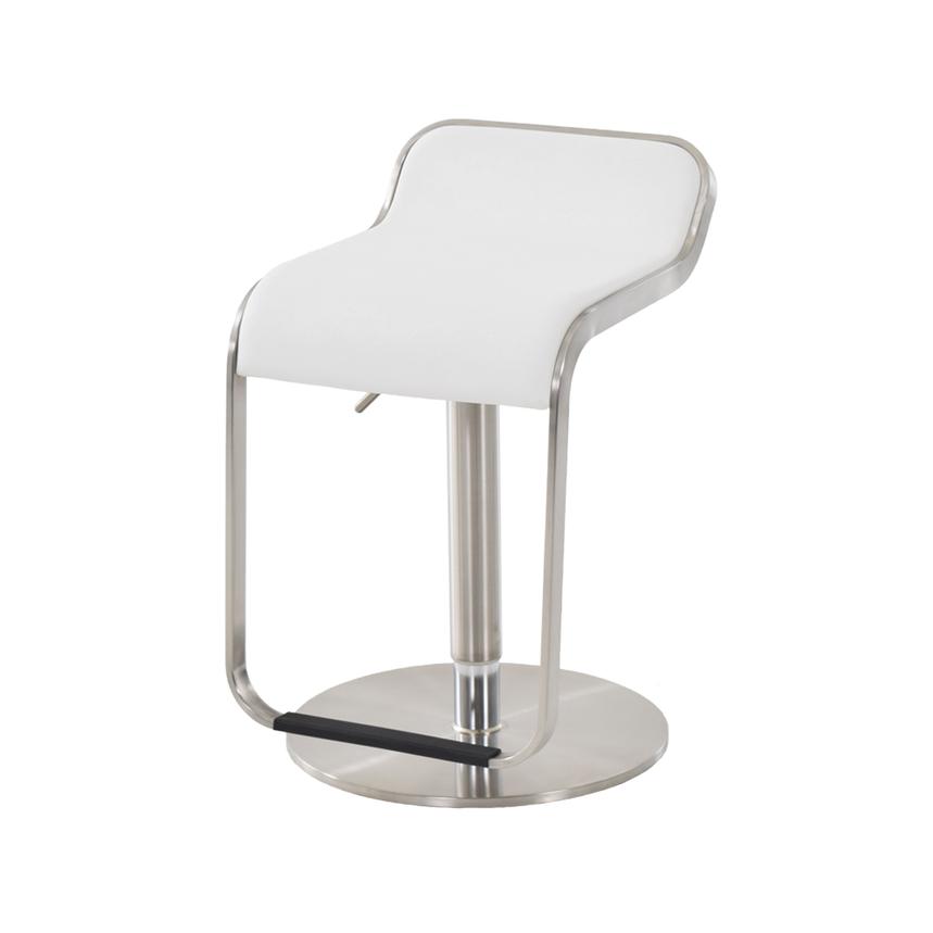 Binx White Adjustable Stool  alternate image, 2 of 7 images.