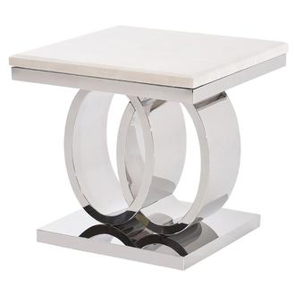 Lillian Silver Side Table