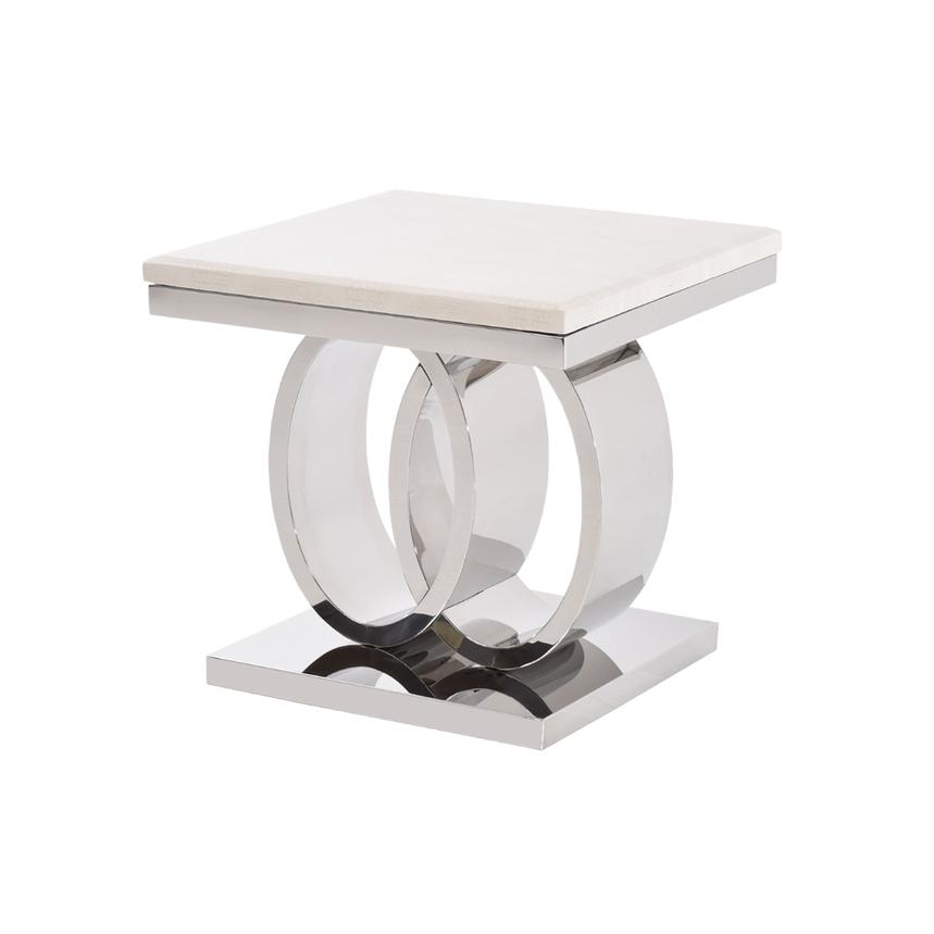Lillian Silver Side Table  main image, 1 of 5 images.