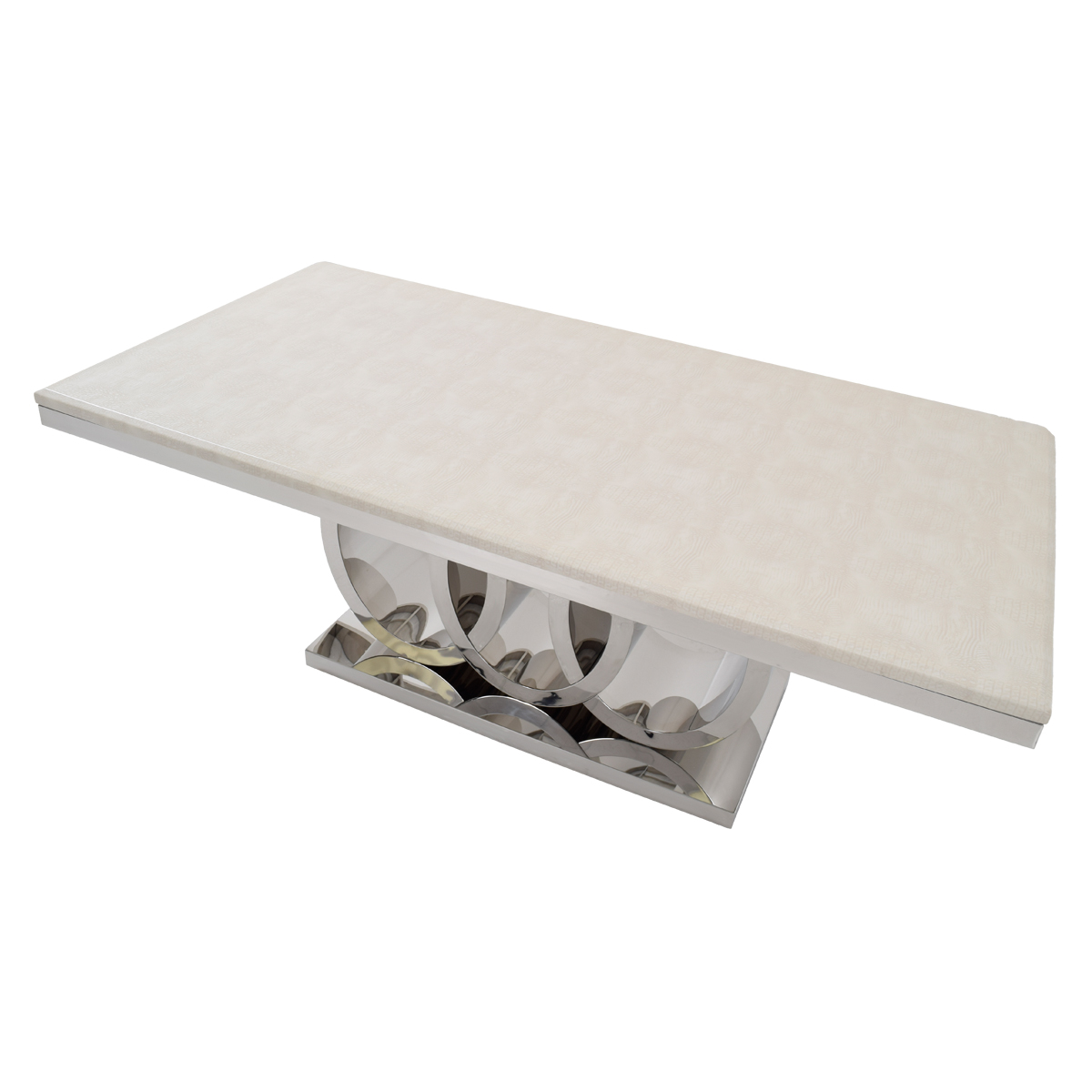 Lillian Silver Rectangular Dining Table | El Dorado Furniture