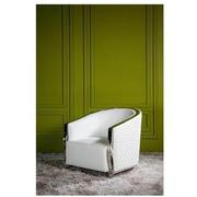 Maxi White Accent Chair  alternate image, 2 of 6 images.