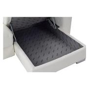 Bay Harbor White Leather Sleeper w/Right Chaise  alternate image, 9 of 11 images.