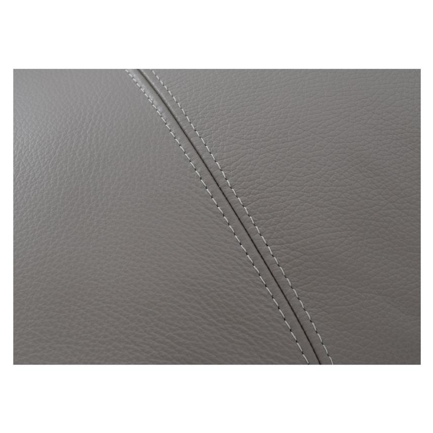 Rio Light Gray Leather Corner Sofa w/Left Chaise  alternate image, 7 of 8 images.