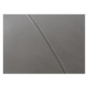 Rio Light Gray Leather Sofa  alternate image, 7 of 8 images.