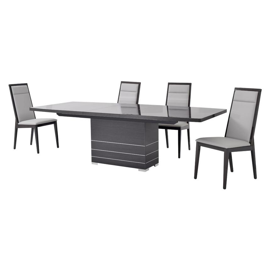 Valery 77" 5-Piece Dining Set  alternate image, 2 of 13 images.