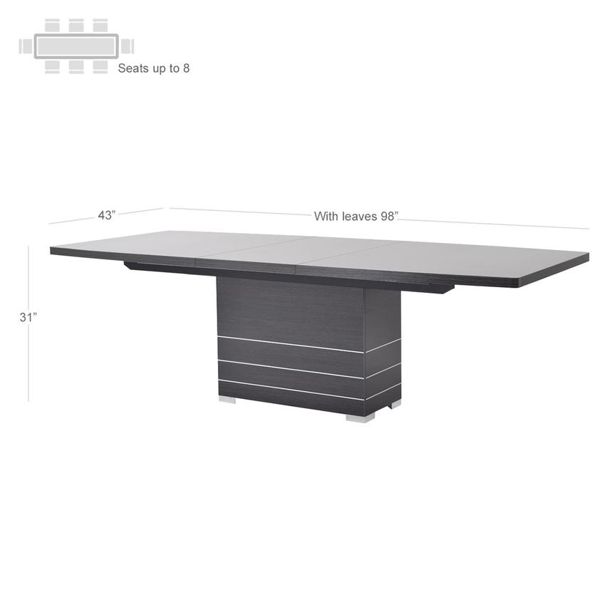 Valery 77" Extendable Table  alternate image, 2 of 5 images.