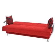 Betsy Red Futon w/Storage  alternate image, 3 of 8 images.