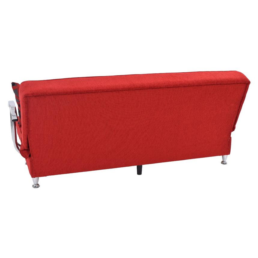 Betsy Red Futon w/Storage  alternate image, 5 of 8 images.