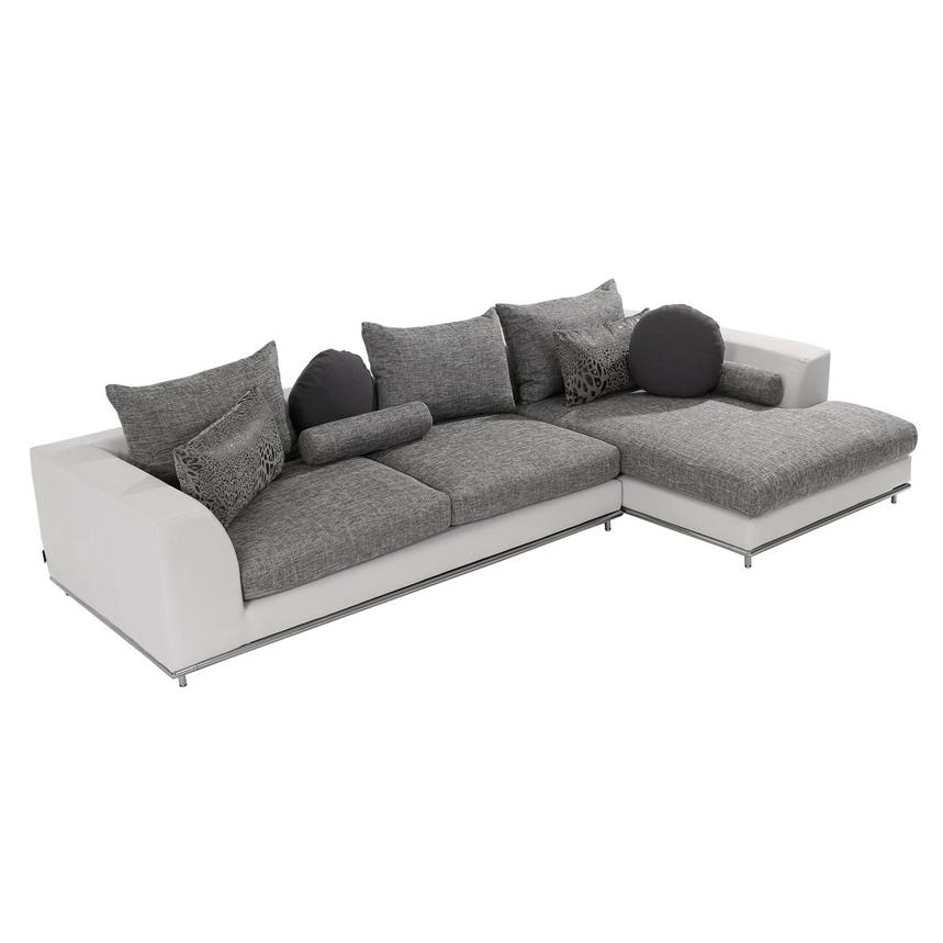 Hanna 2-Piece Sectional Sofa w/Right Chaise  main image, 1 of 8 images.
