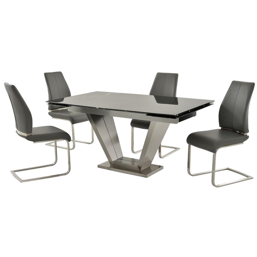 Jessy/Maday Gray 5-Piece Dining Set  main image, 1 of 12 images.