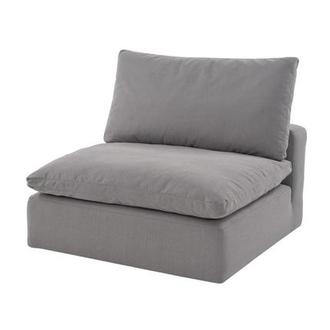 Nube II Gray Armless Chair