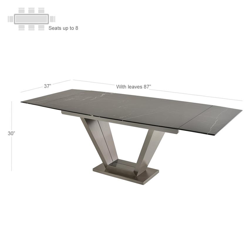Jessy/Maday Gray 5-Piece Dining Set  alternate image, 4 of 12 images.