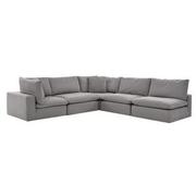 Nube II Gray Sectional Sofa  main image, 1 of 10 images.
